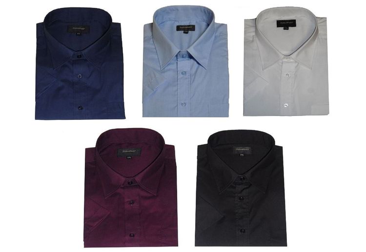 METAPHOR POLY COTTON SHORT SLEEVED PLAIN SHIRTS(14150),SIZE 2XL TO 8XL,5 OPTIONS 8