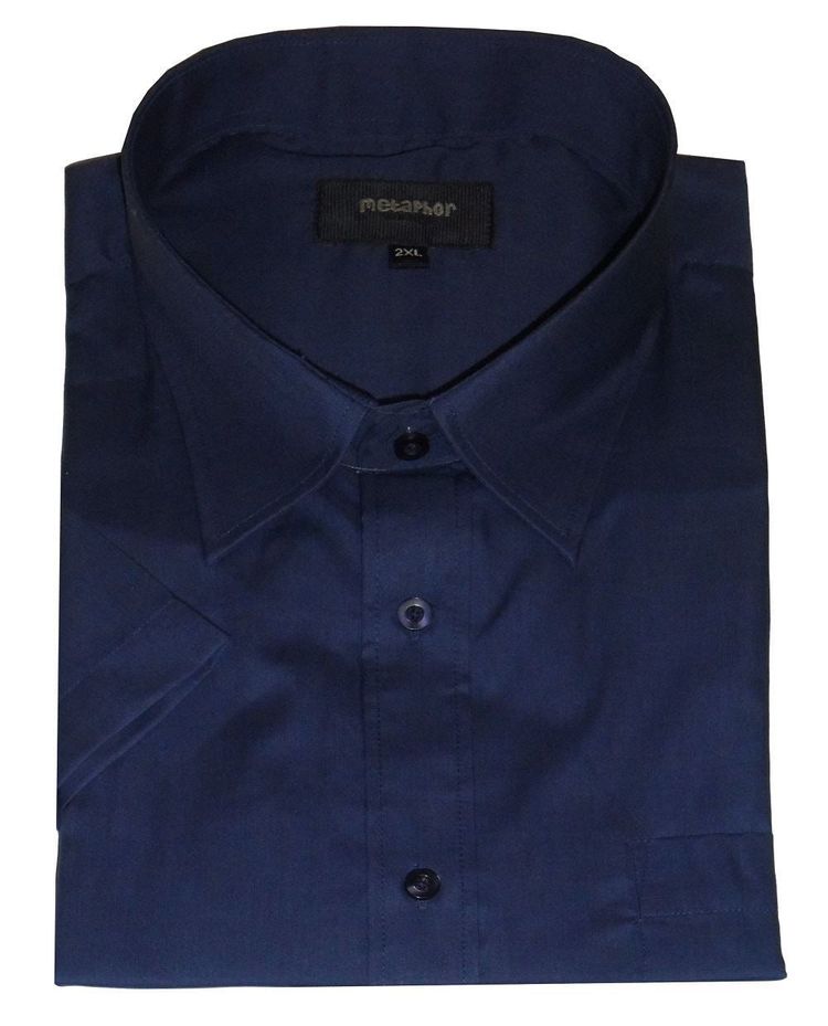 METAPHOR POLY COTTON SHORT SLEEVED PLAIN SHIRTS(14150),SIZE 2XL TO 8XL,5 OPTIONS 13