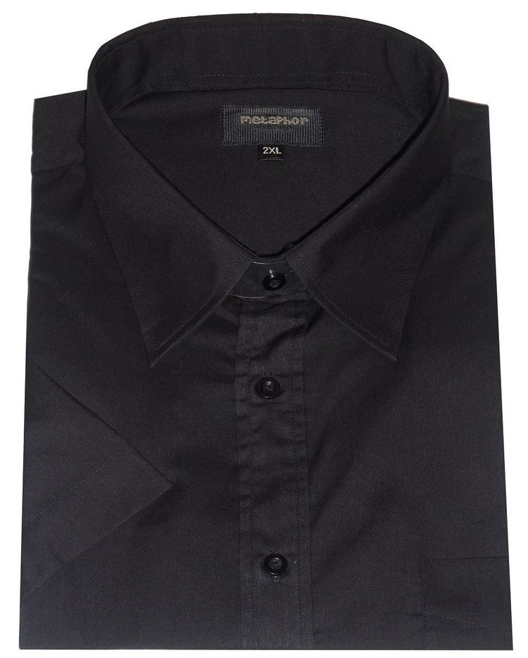 METAPHOR POLY COTTON SHORT SLEEVED PLAIN SHIRTS(14150),SIZE 2XL TO 8XL,5 OPTIONS 7