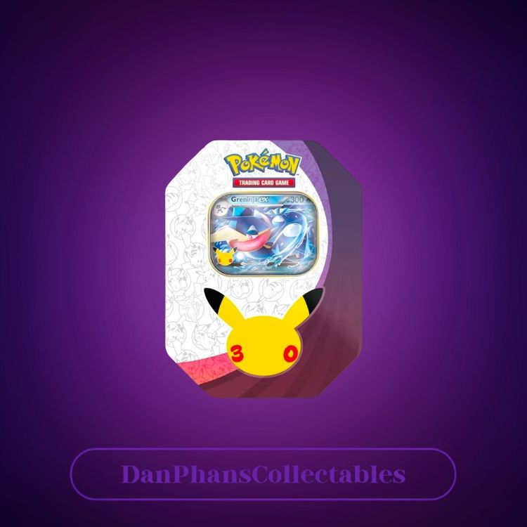 Pokémon 30th Celebration Greninja Tin product image