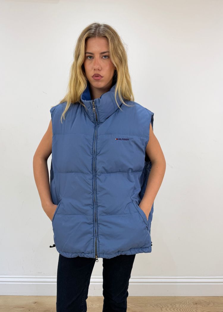 Immagine di extra large blue tommy hilfiger gilet 4