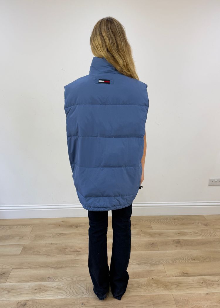 Immagine di extra large blue tommy hilfiger gilet 5