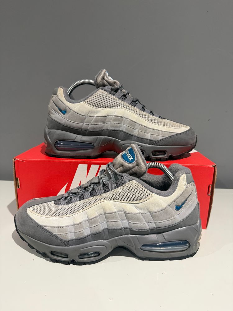 Nike Air Max 95 OG Big Bubble Smoke Grey Green Abyss UK 7.5 (No Box) obraz 1