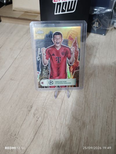 Kinmin jae topps Chrome gold /50