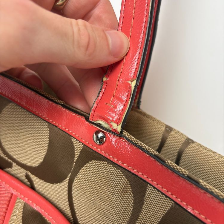 Coach Signature Monogram Canvas Baby Changing Tote Bag obraz 7