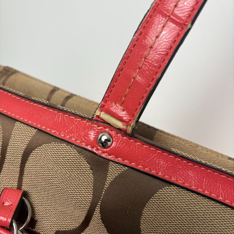 Coach Signature Monogram Canvas Baby Changing Tote Bag obraz 9