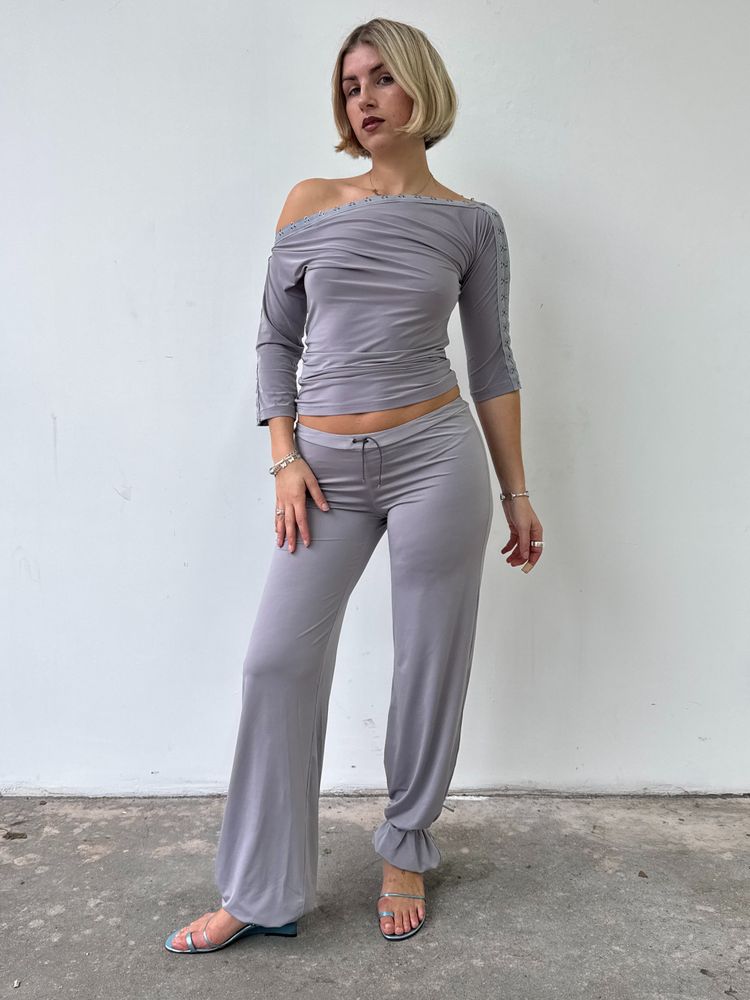 IV slinky trousers - cloud