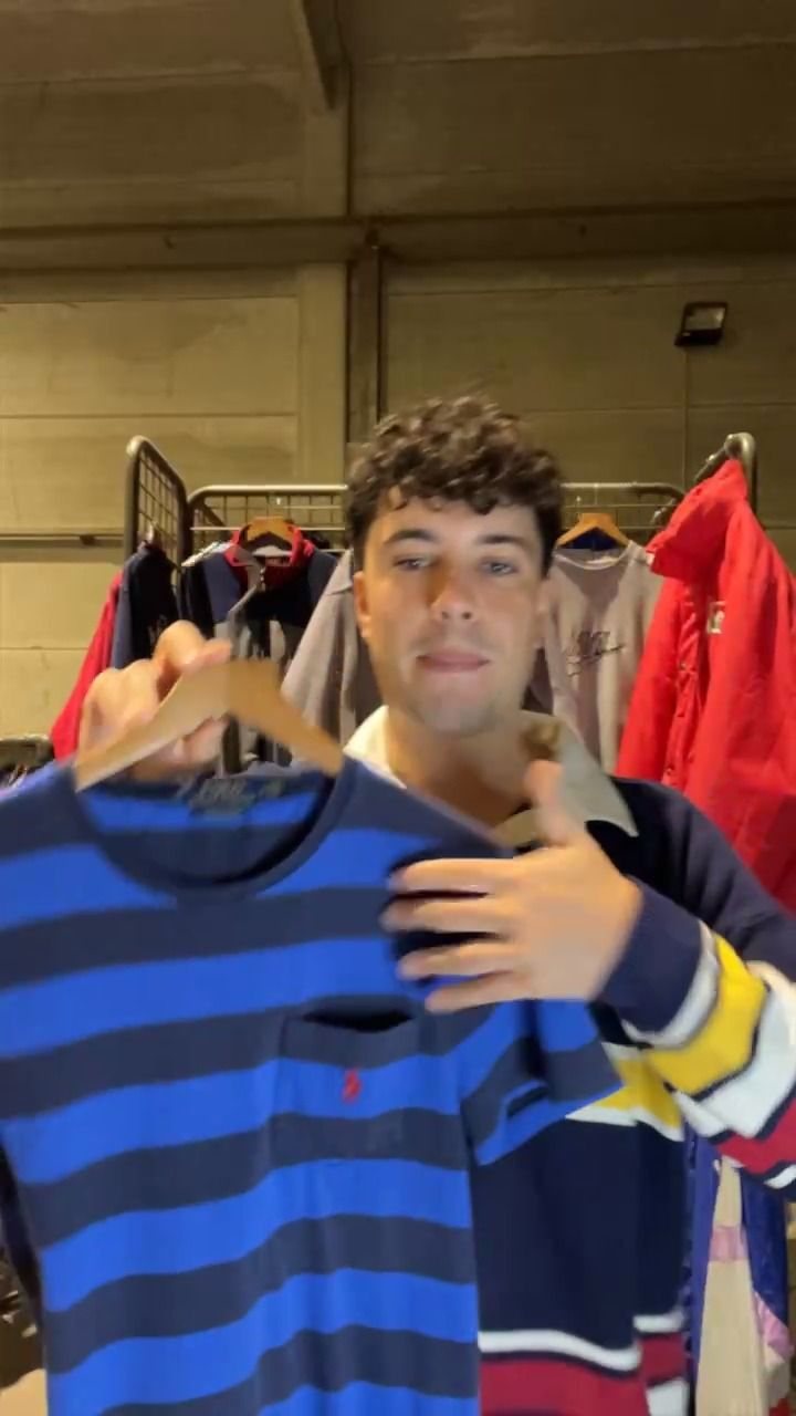 RLX Ralph Lauren CAMISETA RALPH LAUREN AZUL FRANJAS AZUL MARINO TALLA M  zdjęcie produktu