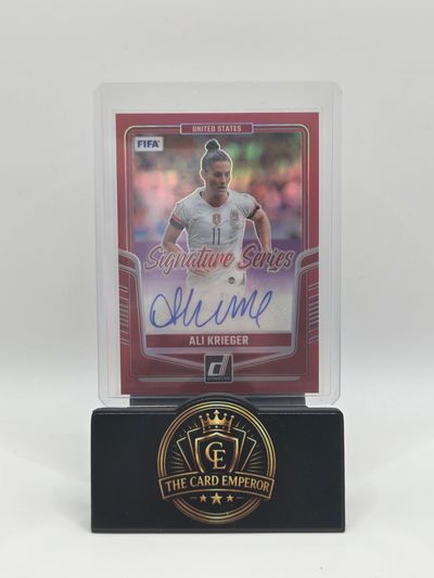 Ali Krieger (USA) 42/49 Autographed Card Donruss Soccer 2024-2025