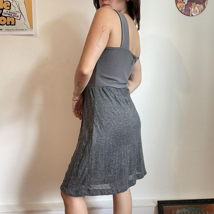 Save the Queen grey midi dress image 4
