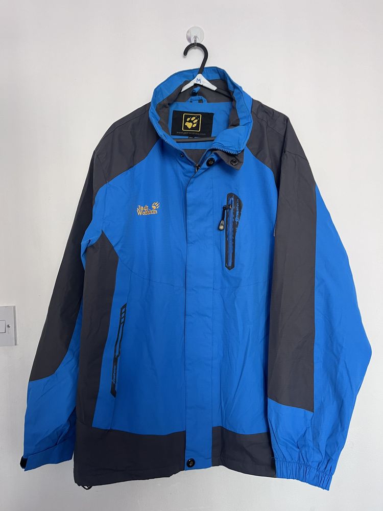 Jack Wolfskin Blue And Gray Outdoor Jacket