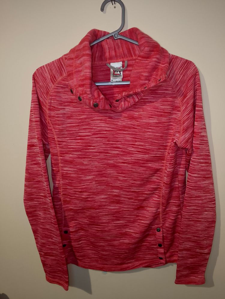Avalanche Red Pullover Sweater