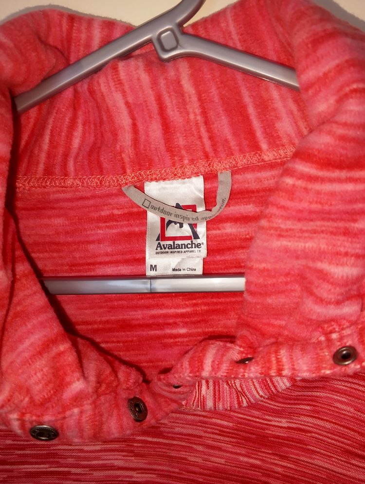 Avalanche Red Pullover Sweater 3