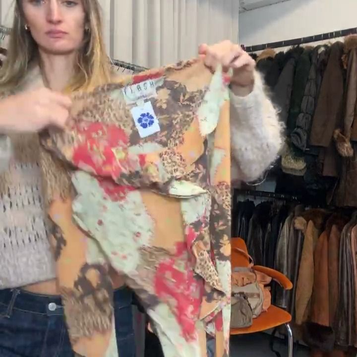 Other leopard ruffle top product image