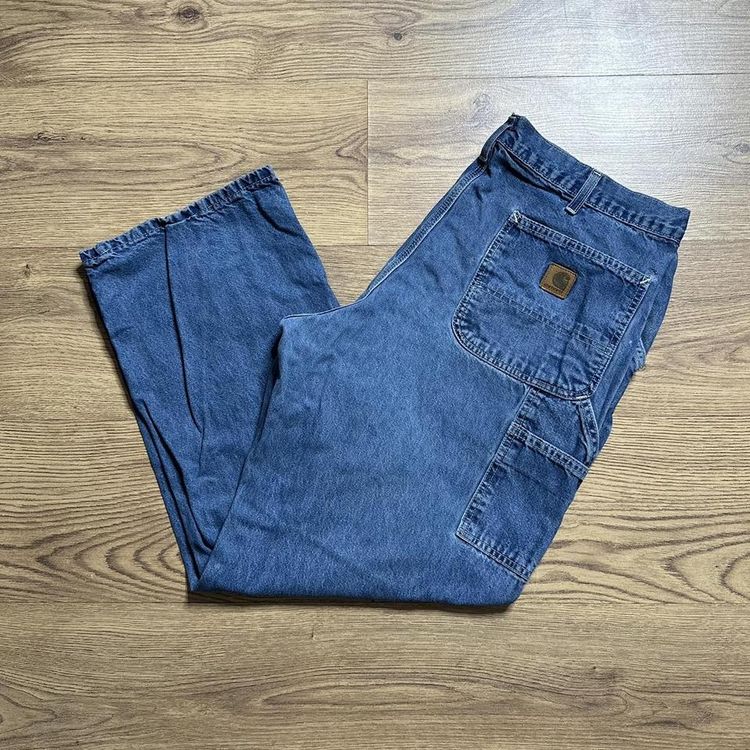 Blue Carhartt Carpenter Trouser 00s Dungaree Fit