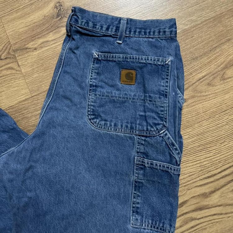Blue Carhartt Carpenter Trouser 00s Dungaree Fit 2