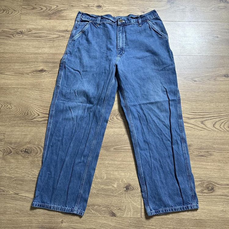 Blue Carhartt Carpenter Trouser 00s Dungaree Fit 3