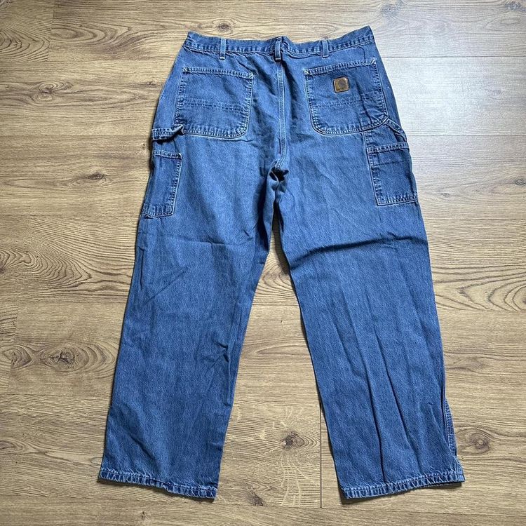 Blue Carhartt Carpenter Trouser 00s Dungaree Fit 6