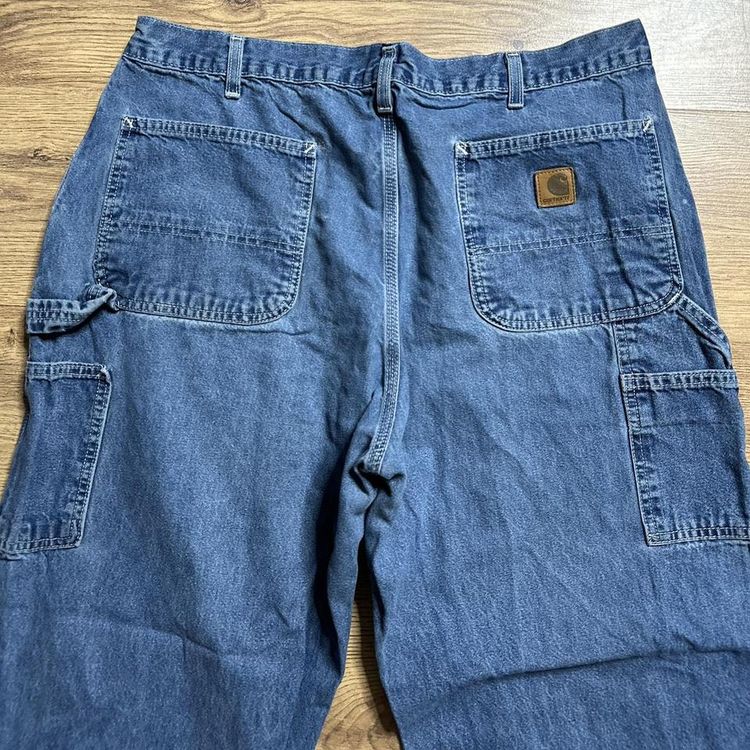 Blue Carhartt Carpenter Trouser 00s Dungaree Fit 7