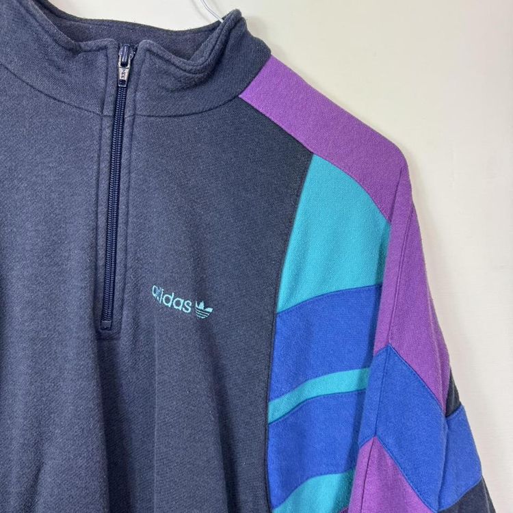 90s adidas colour block sweatshirt image 2