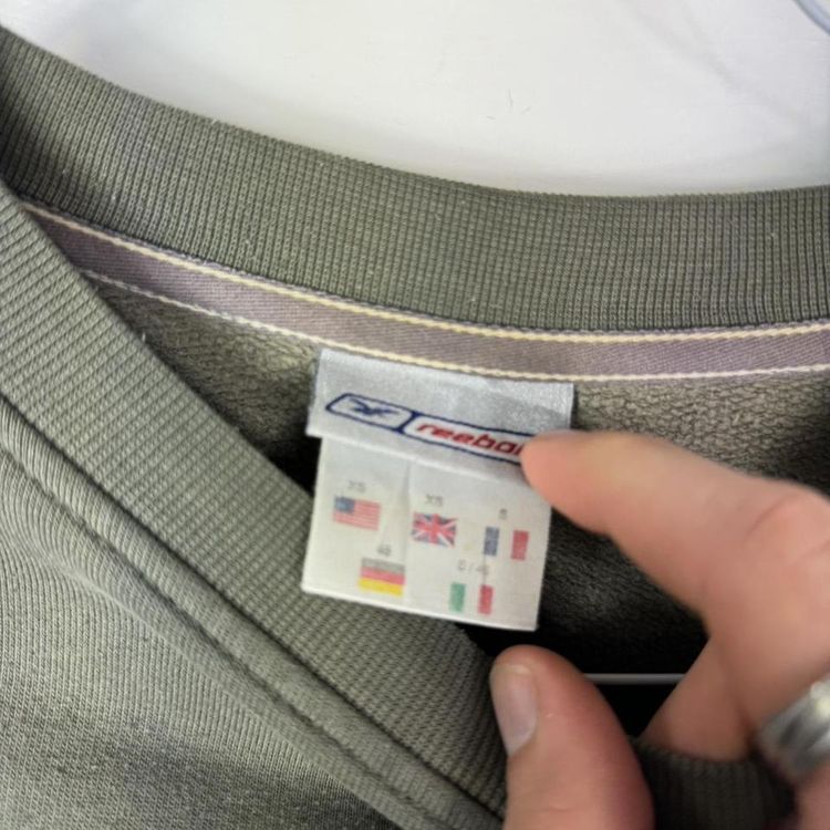Reebok logo sweatshirt khaki image 4