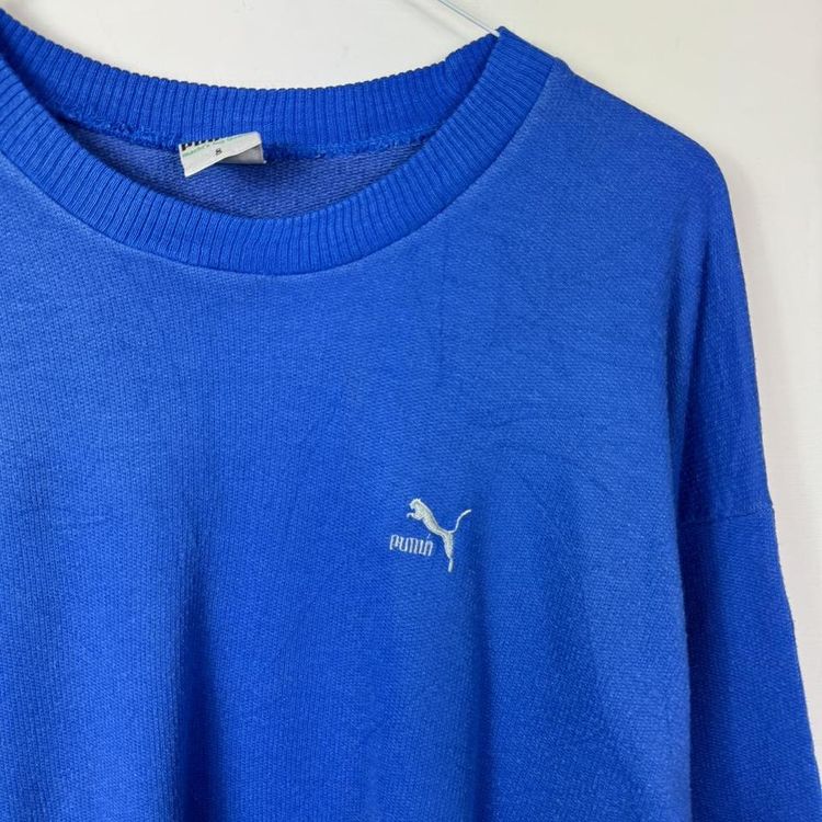Vintage Puma logo sweatshirt blue image 2
