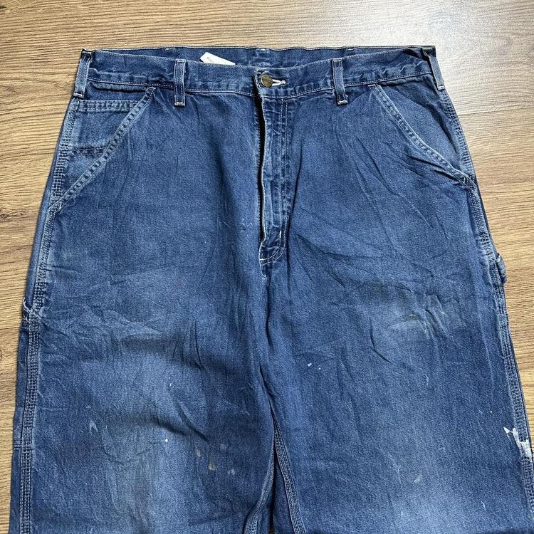 Blue Carhartt Carpenter Trouser 00s Relaxed Pant 4