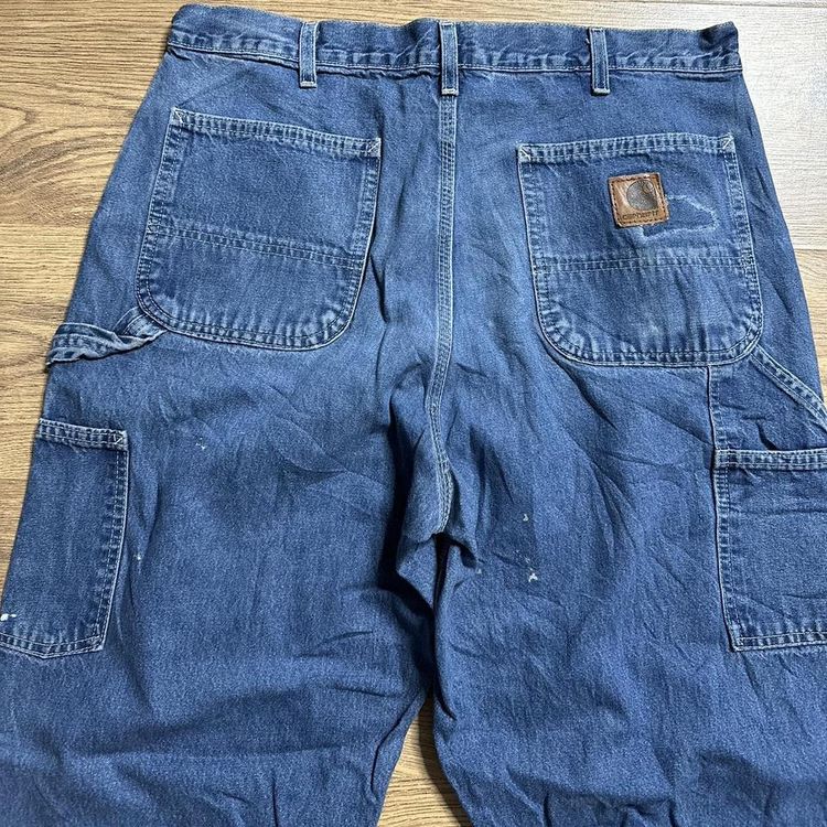 Blue Carhartt Carpenter Trouser 00s Relaxed Pant 7