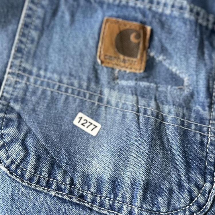 Blue Carhartt Carpenter Trouser 00s Relaxed Pant 8