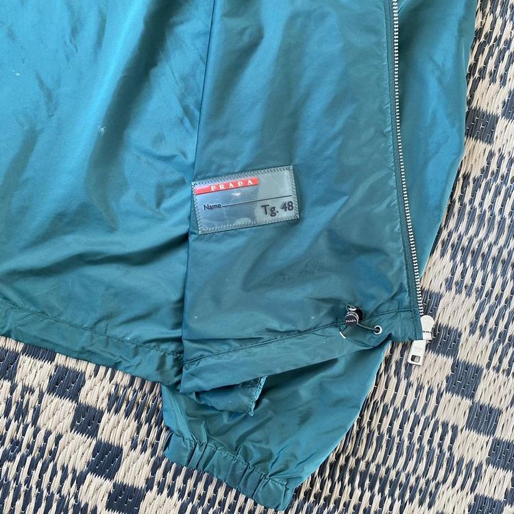 Prada Milano 2016 Nylon K-Way WindBreaker Shell Jacket (Green) image 4