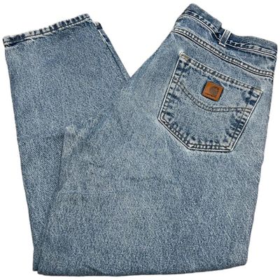 Vintage Carhartt light blue relaxed fit jeans pants - size 36x30