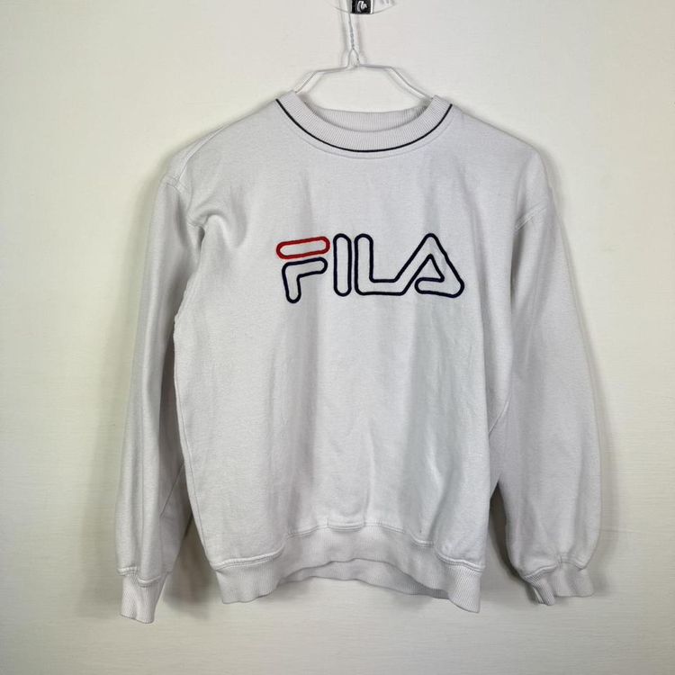 File spellout sweatshirt white