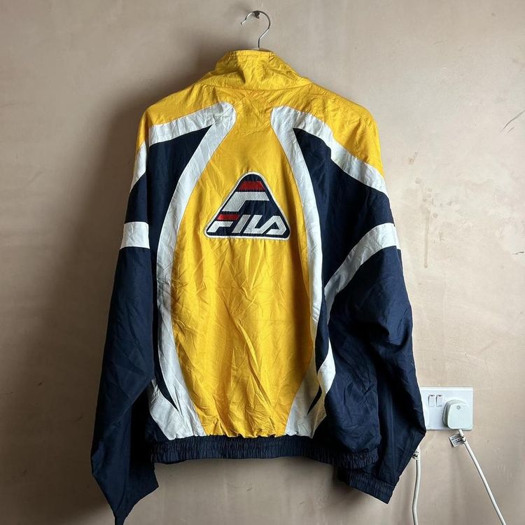 Vintage Fila embroidered logo zip up windbreaker track jacket 4