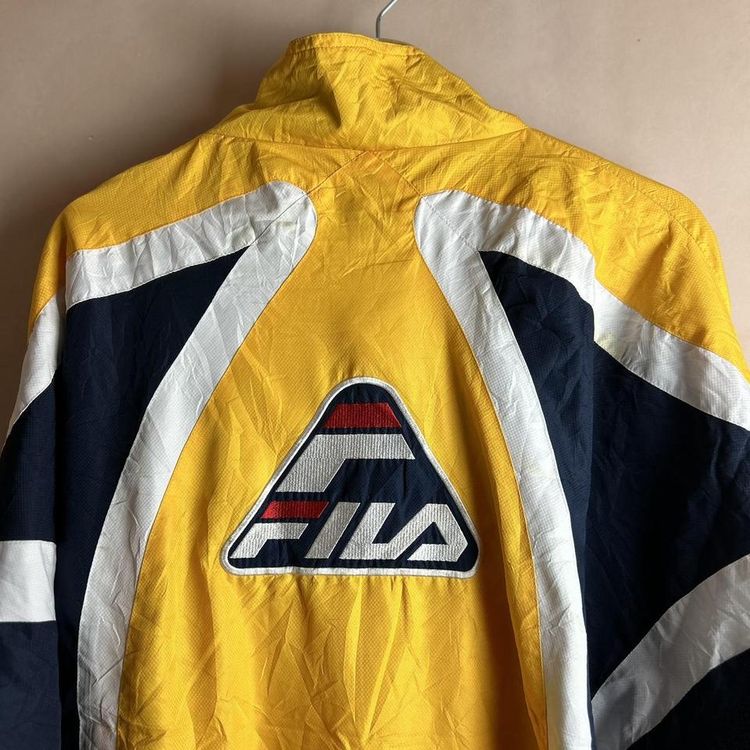 Vintage Fila embroidered logo zip up windbreaker track jacket 5