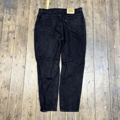 Levis 992 Jeans Vintage USA Orange Tab 90s Pants, Washed Black, Womens 38 2