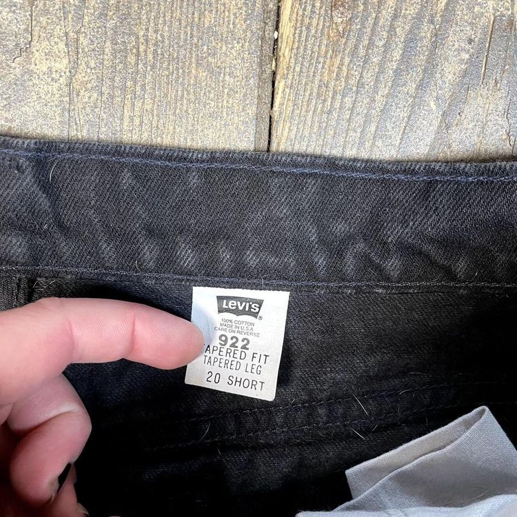Levis 992 Jeans Vintage USA Orange Tab 90s Pants, Washed Black, Womens 38 4