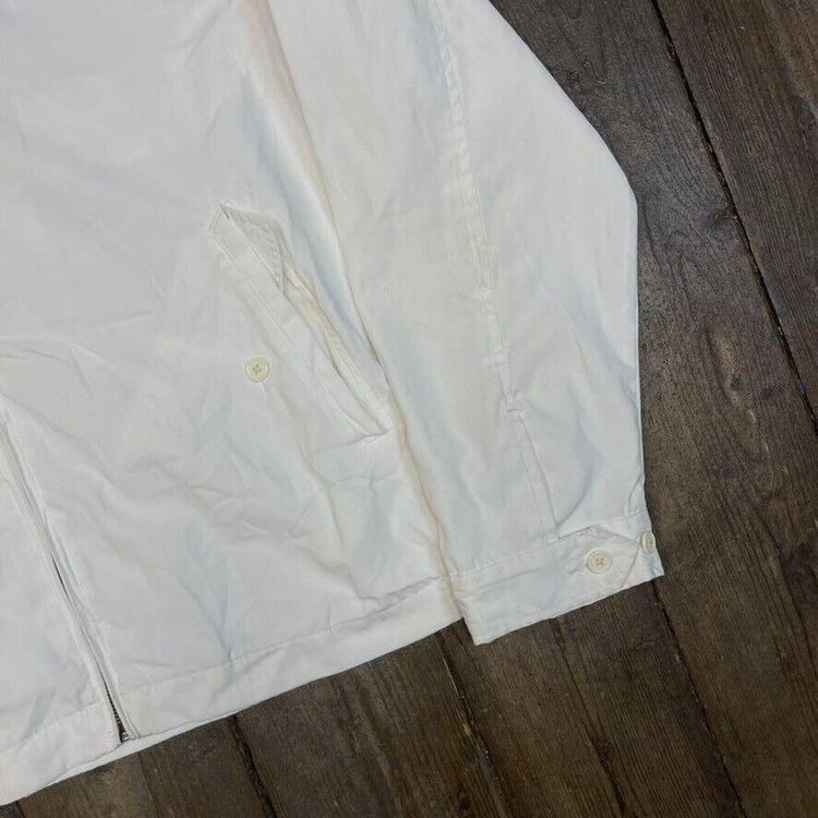 Ralph Lauren Polo Harrington Jacket Lightweight Sports Golf Coat, White, Mens XL image 4