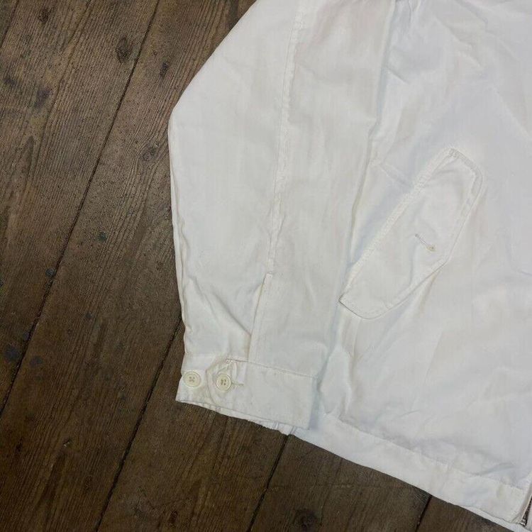 Ralph Lauren Polo Harrington Jacket Lightweight Sports Golf Coat, White, Mens XL image 5