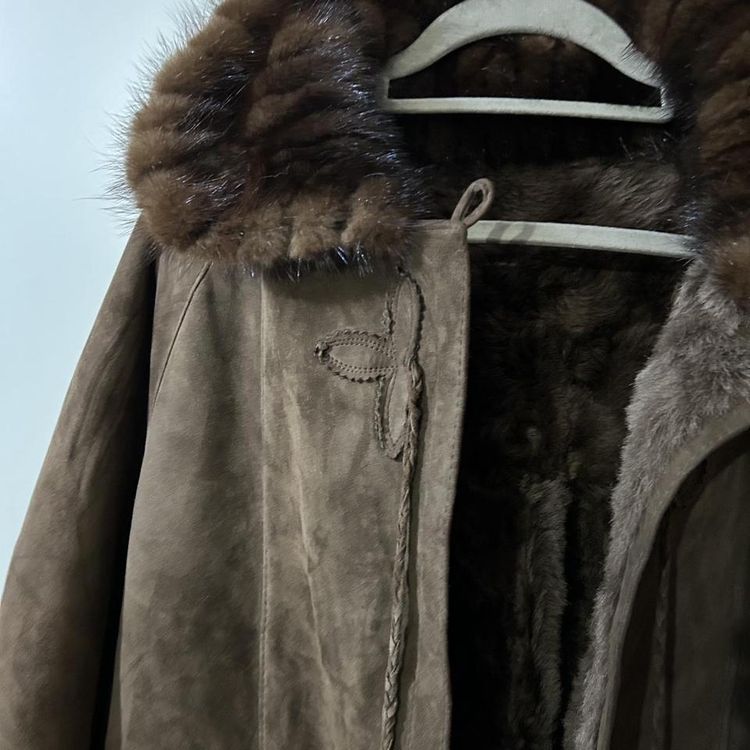 Vintage sheepskin duffle coat image 5