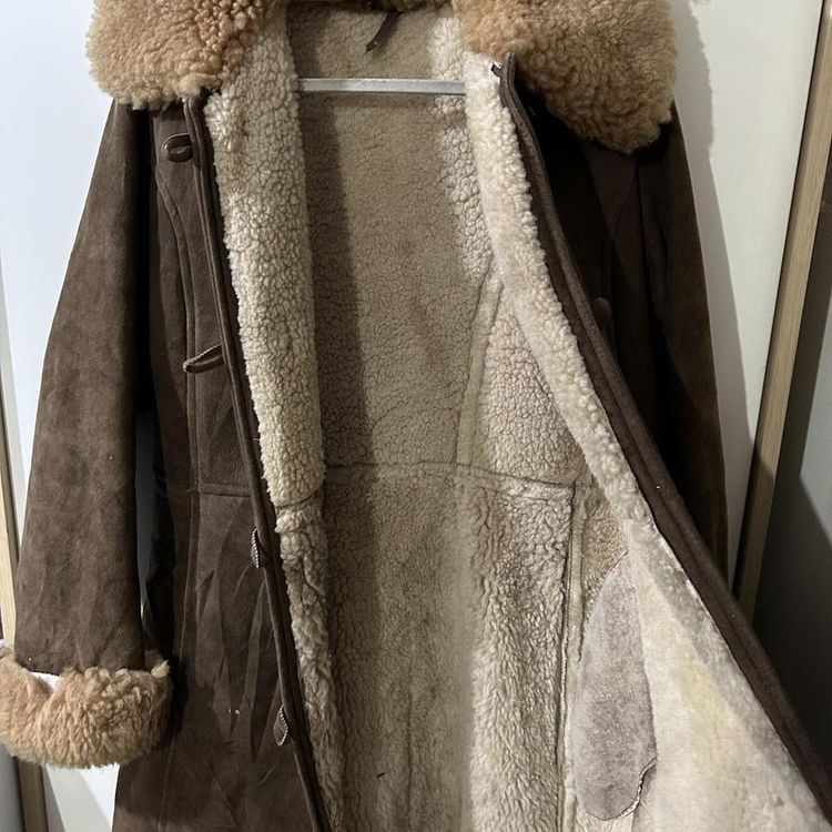 Vintage sheepskin duffle coat 3