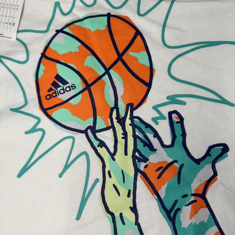 Mens Adidas basketball graphic tee 5