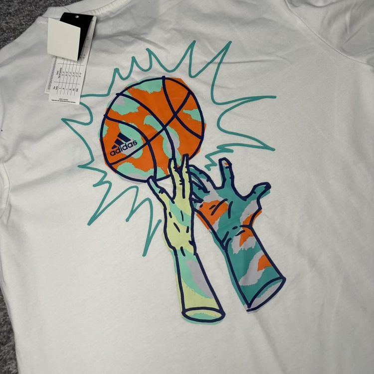 Mens Adidas basketball graphic tee 7