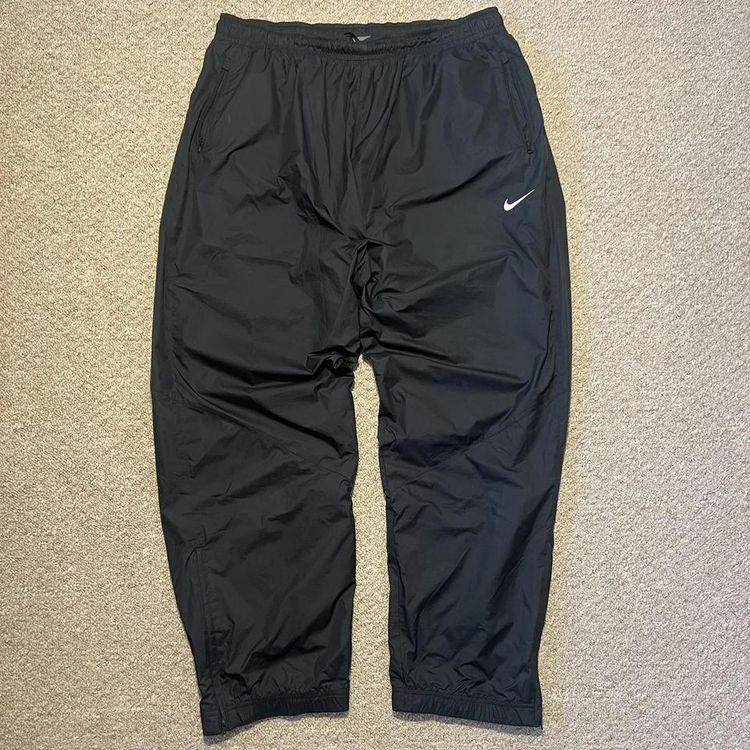 00s Nike Swoosh Shell Tracksuit Bottoms image 1