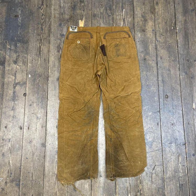 American Sportsman Trousers Vintage Carpenter Denim Pants, Tan, Mens 32 2