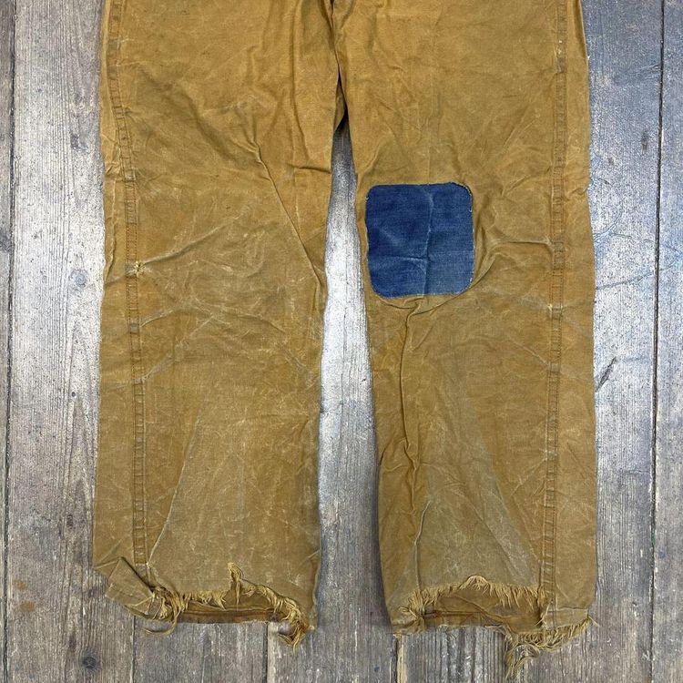American Sportsman Trousers Vintage Carpenter Denim Pants, Tan, Mens 32 8