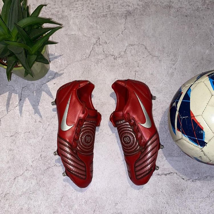 RARE Red Total 90 Football Boot image 1
