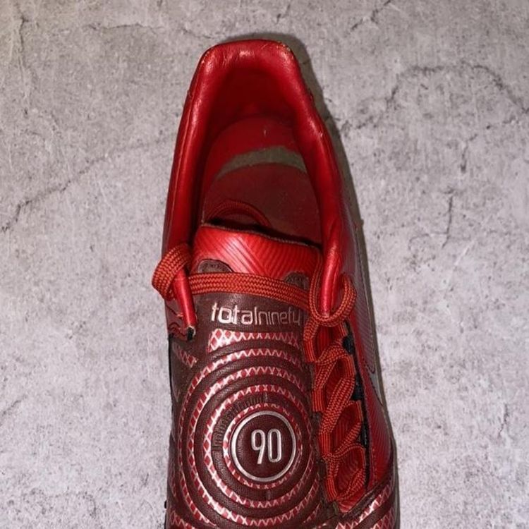 RARE Red Total 90 Football Boot image 5
