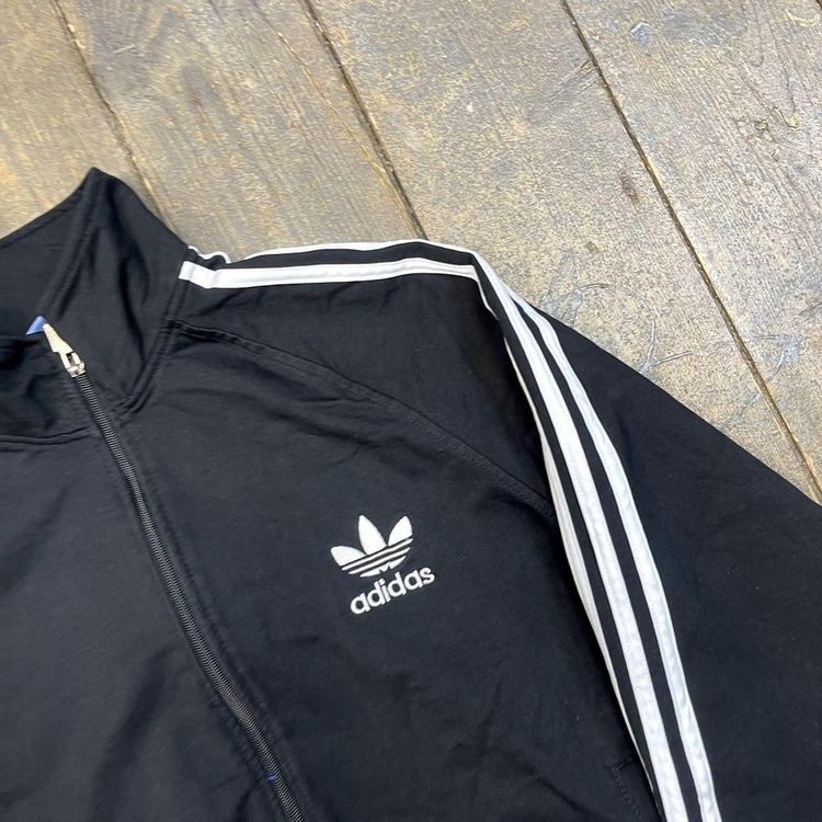 Adidas Sweatshirt Y2K Full Zip Sports Hoodie, Black, Mens Large image 4