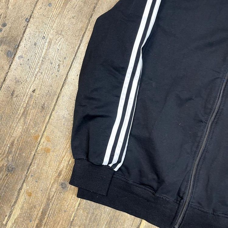 Adidas Sweatshirt Y2K Full Zip Sports Hoodie, Black, Mens Large image 6
