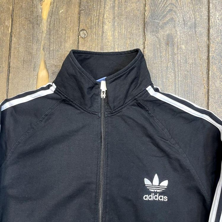 Adidas Sweatshirt Y2K Full Zip Sports Hoodie, Black, Mens Large image 7